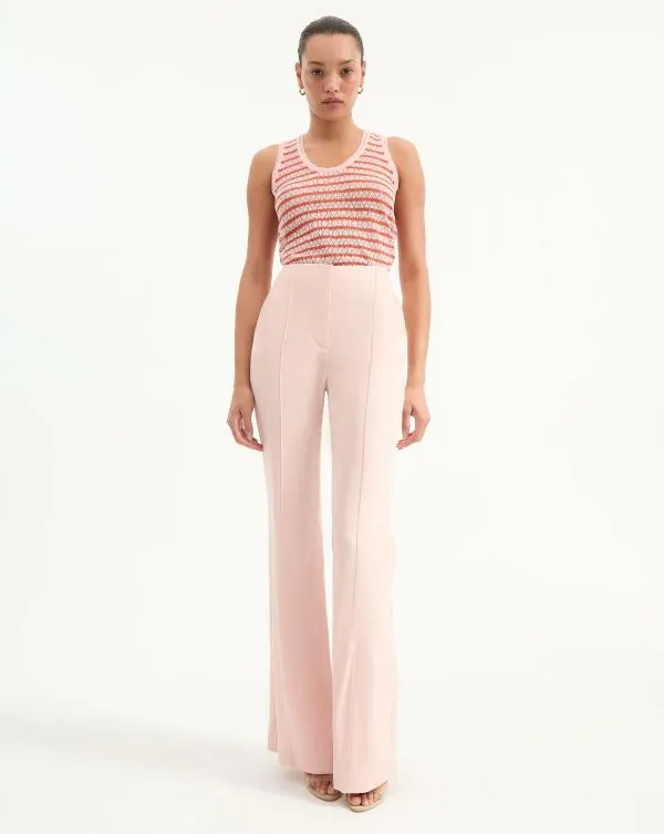 Wesley Tank Pink Shellandpersimmon Women Veronica Beard Tops