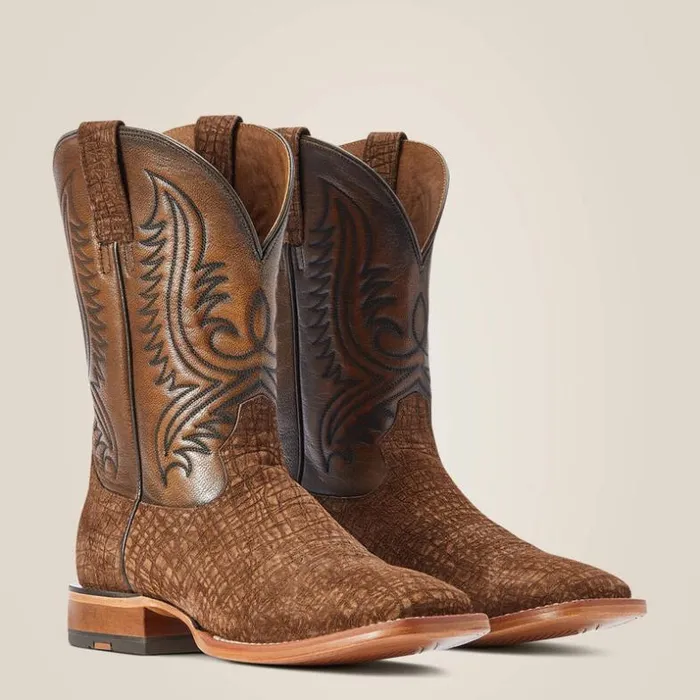 Western Boots Men Ariat Circuit Paxton Western Boot Antique Tan Hippo Print Western Boots Men Ariat Circuit Paxton Western Boot Antique Tan Hippo Print