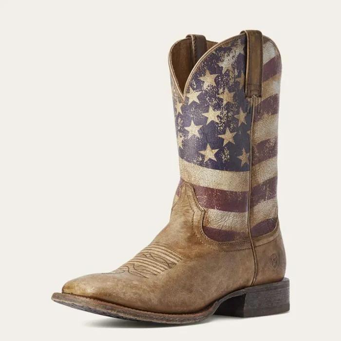 Western Boots Men Ariat Circuit Proud Western Boot Naturally Distressed Brown Western Boots Men Ariat Circuit Proud Western Boot Naturally Distressed Brown