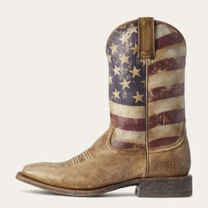 Western Boots Men Ariat Circuit Proud Western Boot Naturally Distressed Brown Western Boots Men Ariat Circuit Proud Western Boot Naturally Distressed Brown