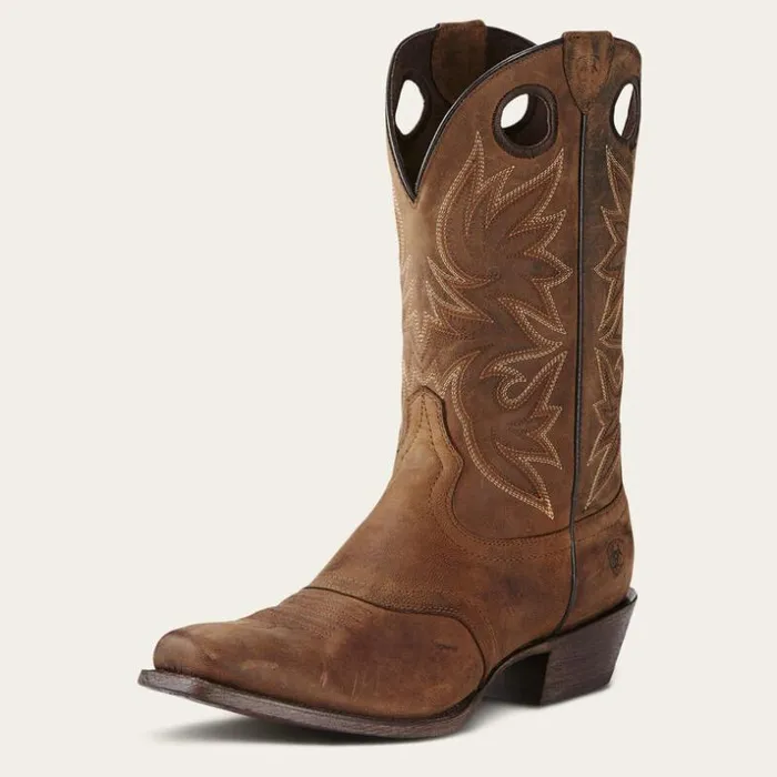 Western Boots Men Ariat Circuit Striker Western Boot Weathered Brown