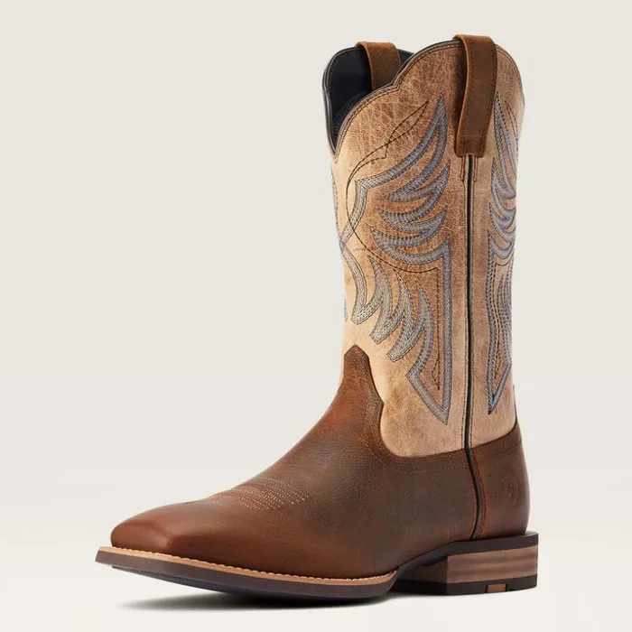 Western Boots Men Ariat Everlite Blazin Western Boot Whole Wheat