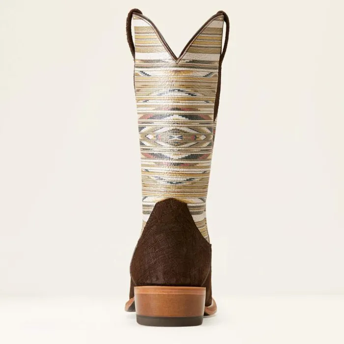 Western Boots Men Ariat Futurity Chimayo Western Boot Chocolate Hippo Print Western Boots Men Ariat Futurity Chimayo Western Boot Chocolate Hippo Print