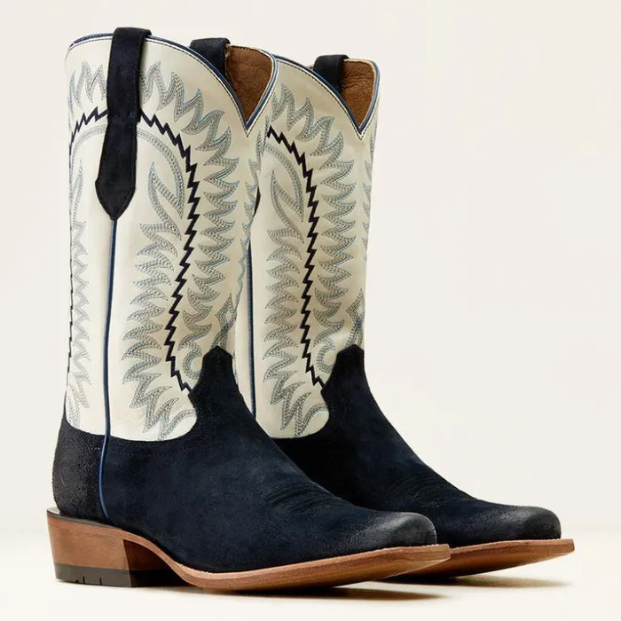 Western Boots Men Ariat Futurity Time Cowboy Boot Polo Blue Roughout Western Boots Men Ariat Futurity Time Cowboy Boot Polo Blue Roughout