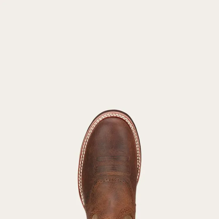 Western Boots Men Ariat Heritage Crepe Western Boot Earth