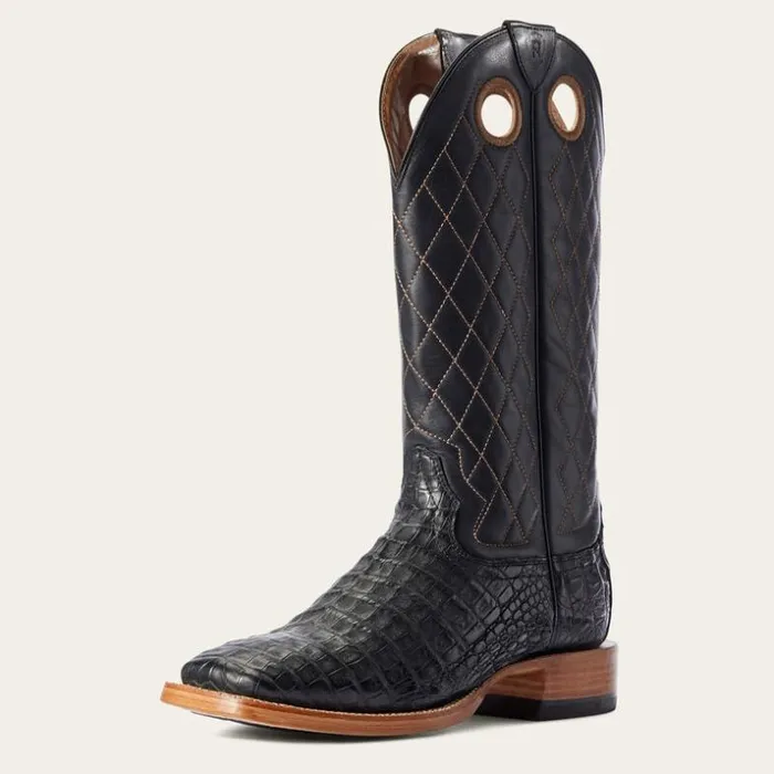 Western Boots Men Ariat Relentless Winner039s Circle Western Boot Black Caiman Belly Western Boots Men Ariat Relentless Winner039s Circle Western Boot Black Caiman Belly