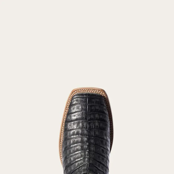 Western Boots Men Ariat Relentless Winner039s Circle Western Boot Black Caiman Belly Western Boots Men Ariat Relentless Winner039s Circle Western Boot Black Caiman Belly