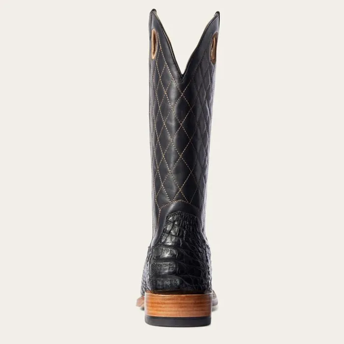 Western Boots Men Ariat Relentless Winner039s Circle Western Boot Black Caiman Belly Western Boots Men Ariat Relentless Winner039s Circle Western Boot Black Caiman Belly