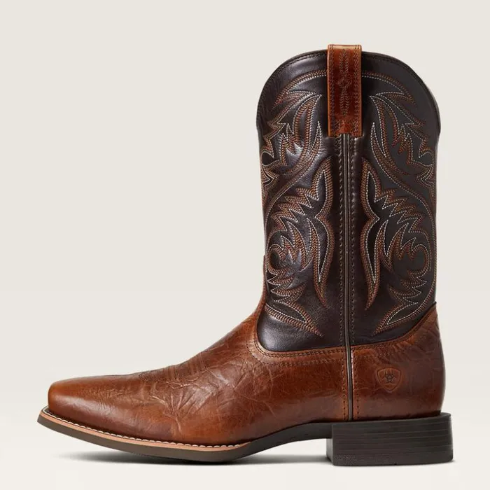 Western Boots Men Ariat Sport Herdsman Western Boot Peanut Butter