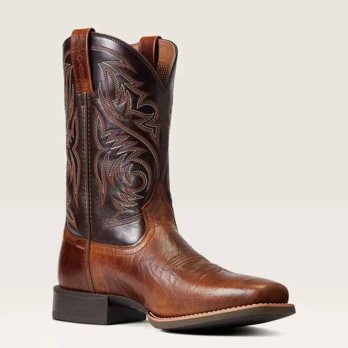 Western Boots Men Ariat Sport Herdsman Western Boot Peanut Butter