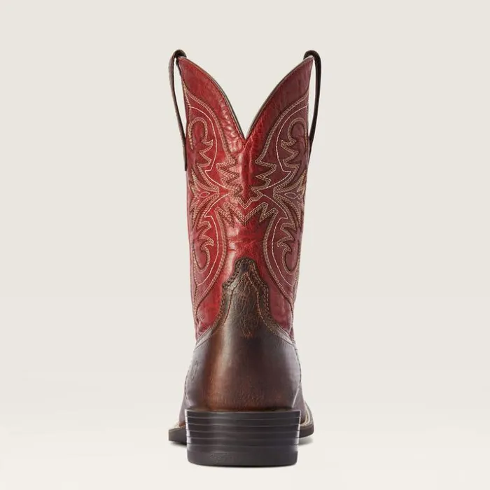 Western Boots Men Ariat Sport Pardner Western Boot Matte Rebel Brown