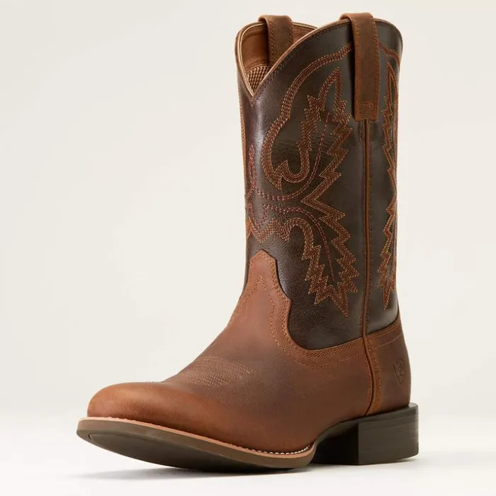 Western Boots Men Ariat Sport Stratten Cowboy Boot Sorrel Crunch