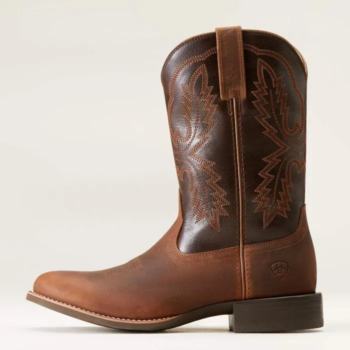 Western Boots Men Ariat Sport Stratten Cowboy Boot Sorrel Crunch Western Boots Men Ariat Sport Stratten Cowboy Boot Sorrel Crunch