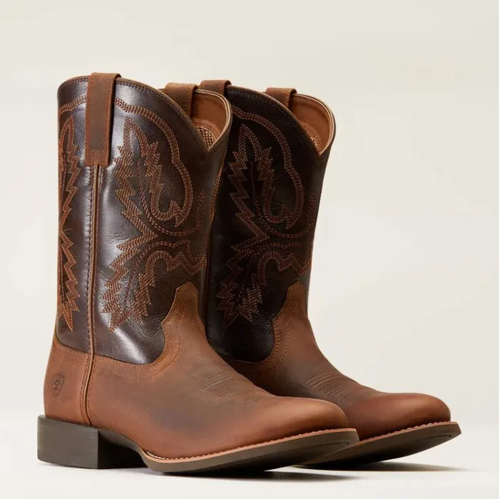 Western Boots Men Ariat Sport Stratten Cowboy Boot Sorrel Crunch Western Boots Men Ariat Sport Stratten Cowboy Boot Sorrel Crunch