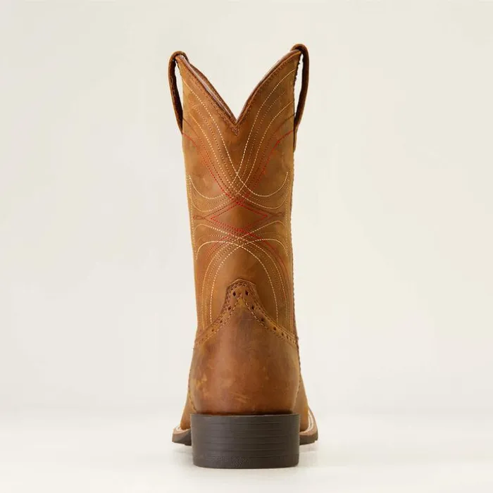 Western Boots Men Ariat Sport Wide Square Toe Cowboy Boot Distressed Brown Western Boots Men Ariat Sport Wide Square Toe Cowboy Boot Distressed Brown