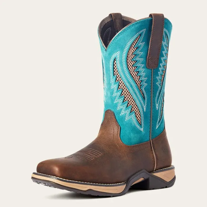 Western Boots Women Ariat Anthem VentTEK Western Boot Chocolate Chip