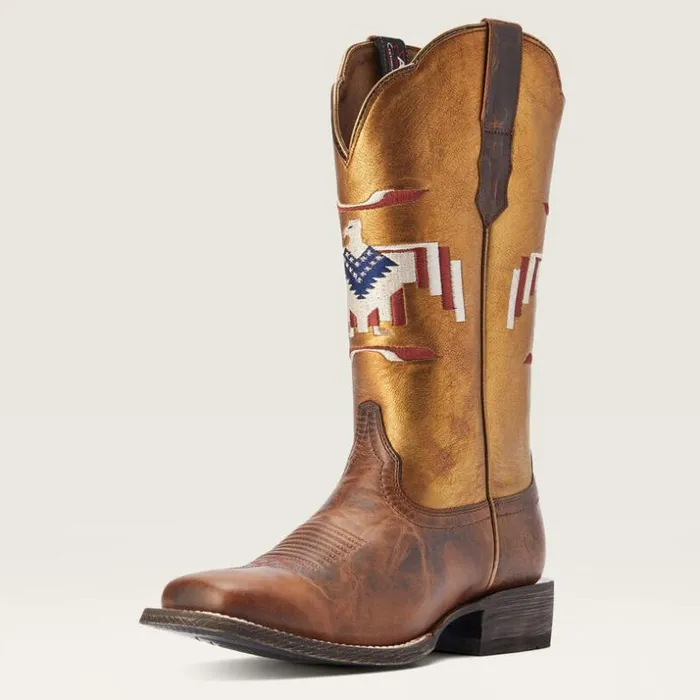 Western Boots Women Ariat Frontier Thunderbird Chimayo Western Boot Fiery Tan Western Boots Women Ariat Frontier Thunderbird Chimayo Western Boot Fiery Tan