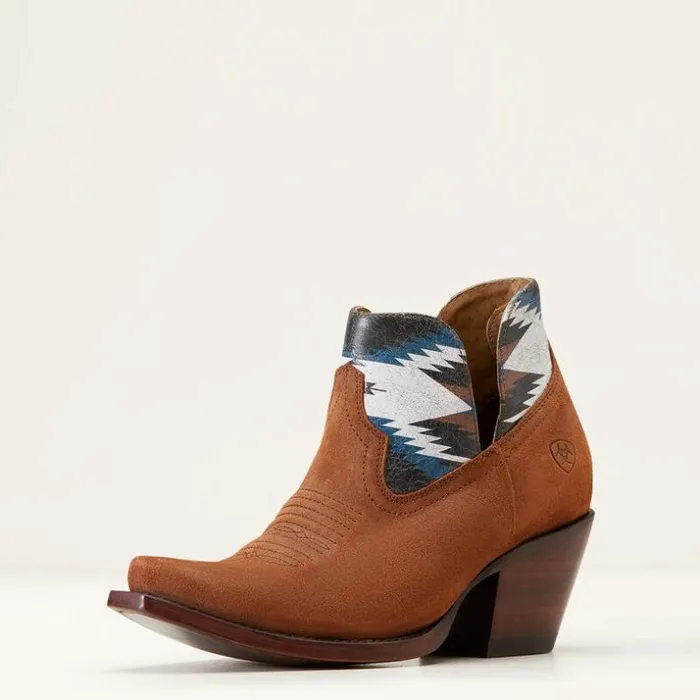 Western Boots Women Ariat Hazel Chimayo Western Boot Terracotta Roughout