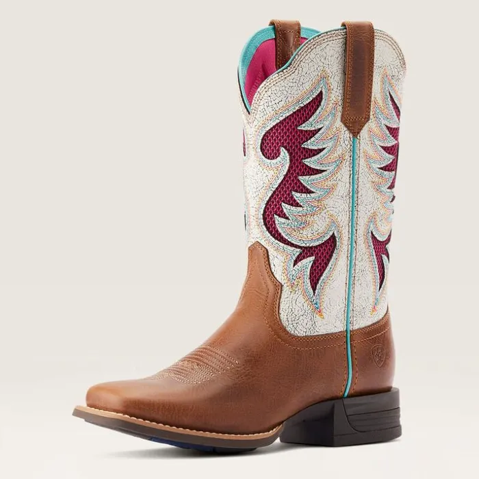 Western Boots Women Ariat Pinto VentTEK 360 Western Boot Dark Tan