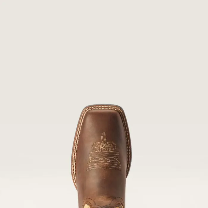 Western Boots Women Ariat Round Up Crossroads Western Boot Distressed Tan Western Boots Women Ariat Round Up Crossroads Western Boot Distressed Tan