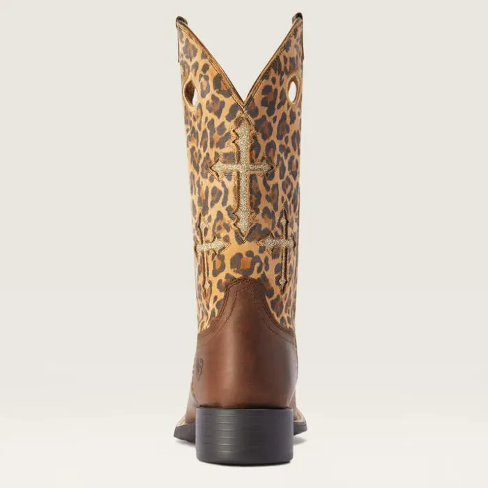 Western Boots Women Ariat Round Up Crossroads Western Boot Distressed Tan Western Boots Women Ariat Round Up Crossroads Western Boot Distressed Tan