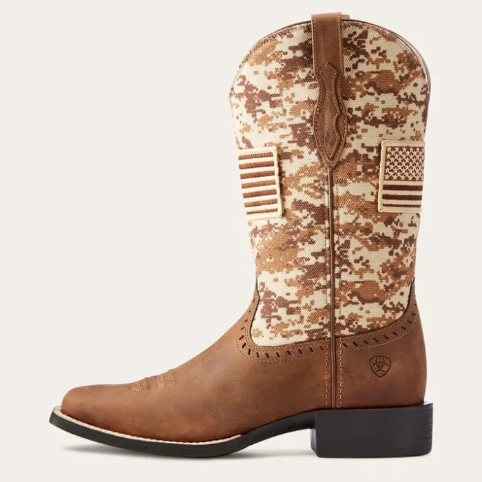 Western Boots Women Ariat Round Up Patriot Western Boot Distressed Brown Western Boots Women Ariat Round Up Patriot Western Boot Distressed Brown