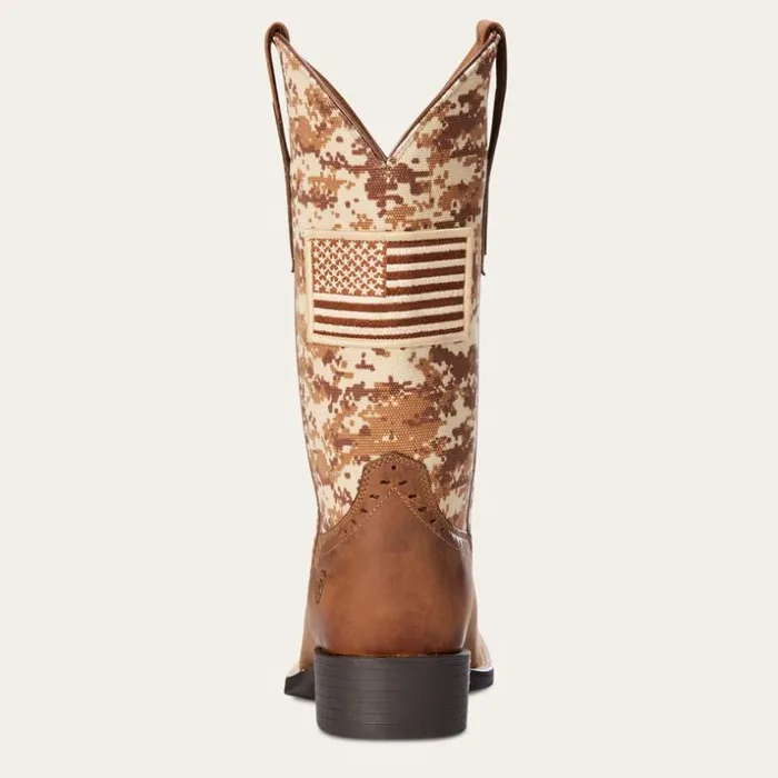 Western Boots Women Ariat Round Up Patriot Western Boot Distressed Brown Western Boots Women Ariat Round Up Patriot Western Boot Distressed Brown