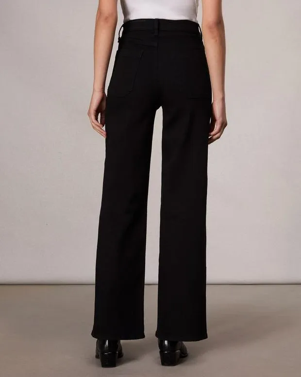 WideLeg and BarrelJeans rag and bone Women Epic Hadley WideLeg Jean Black
