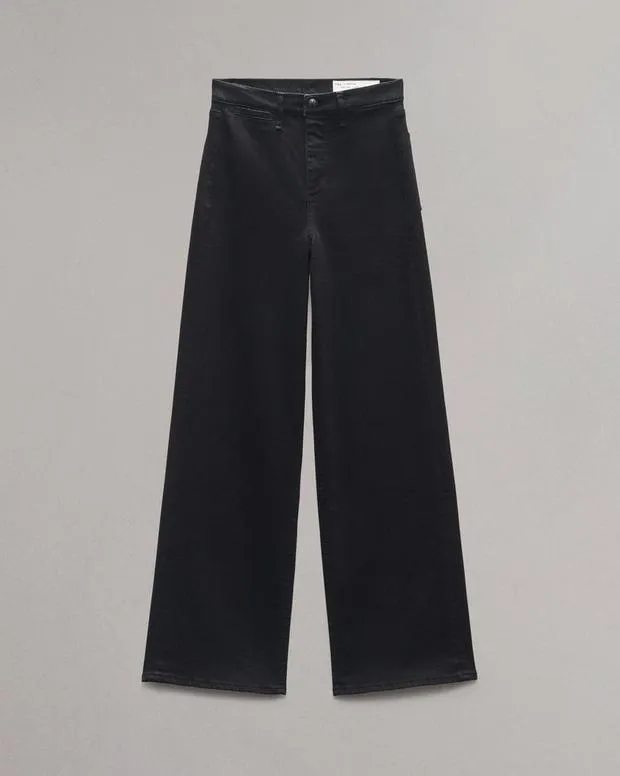 WideLeg and BarrelJeans rag and bone Women Epic Hadley WideLeg Jean Black
