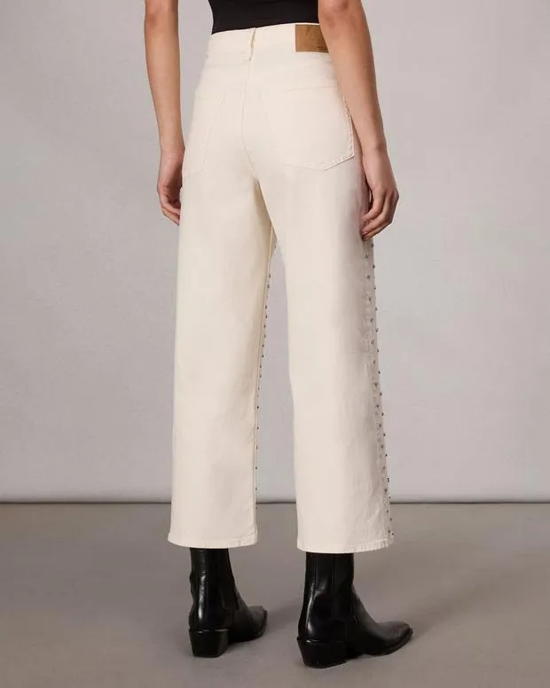 WideLeg and BarrelJeans Women Andi AnkleLength Jean Ecrupearl rag and bone