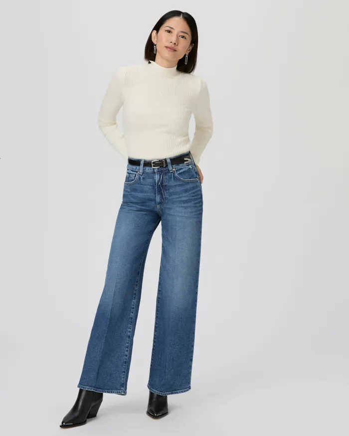 Wide Leg Women Sasha Petite 30 Inch Wide Leg Jean 8211 Modernism PAIGE