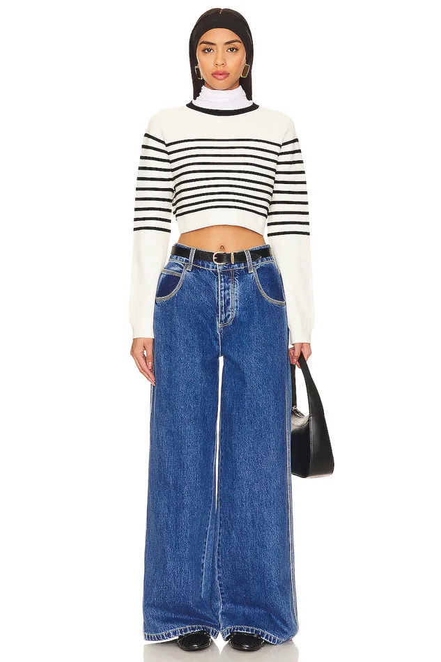 Willow Striped Sweater Black and White Women Lovers and Friends Sweaters and Knits Willow Striped Sweater Black and White Women Lovers and Friends Sweaters and Knits