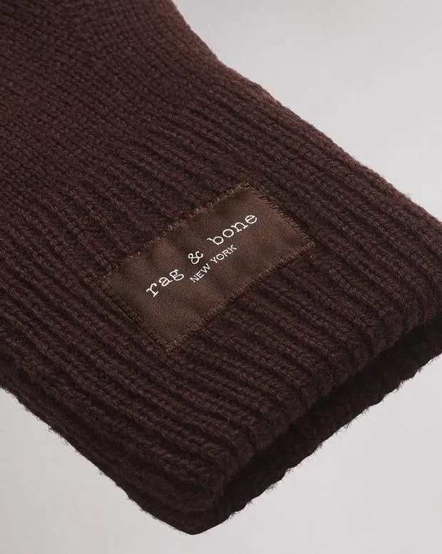 Women Addison Tech Gloves Chocolate Brown Jewelry rag and bone