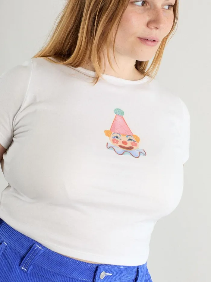 Women Alex Tee Clown Lisa Says Gah Tops