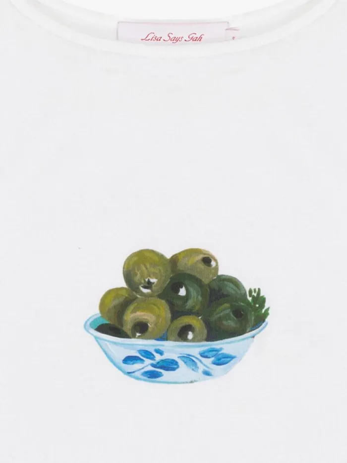 Women Alex Tee Olivebowl Lisa Says Gah Graphic Tees