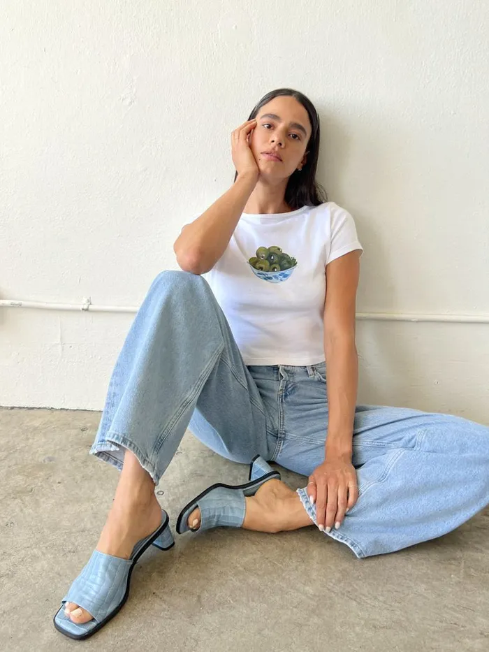Women Alex Tee Olivebowl Lisa Says Gah Graphic Tees