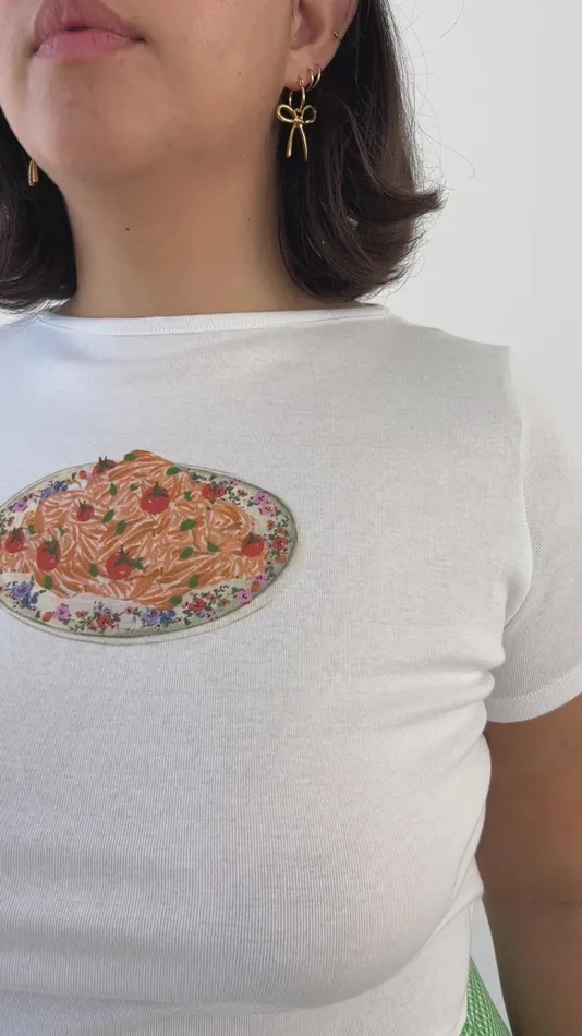 Women Alex Tee Pasta Bowl Lisa Says Gah Knit Tops