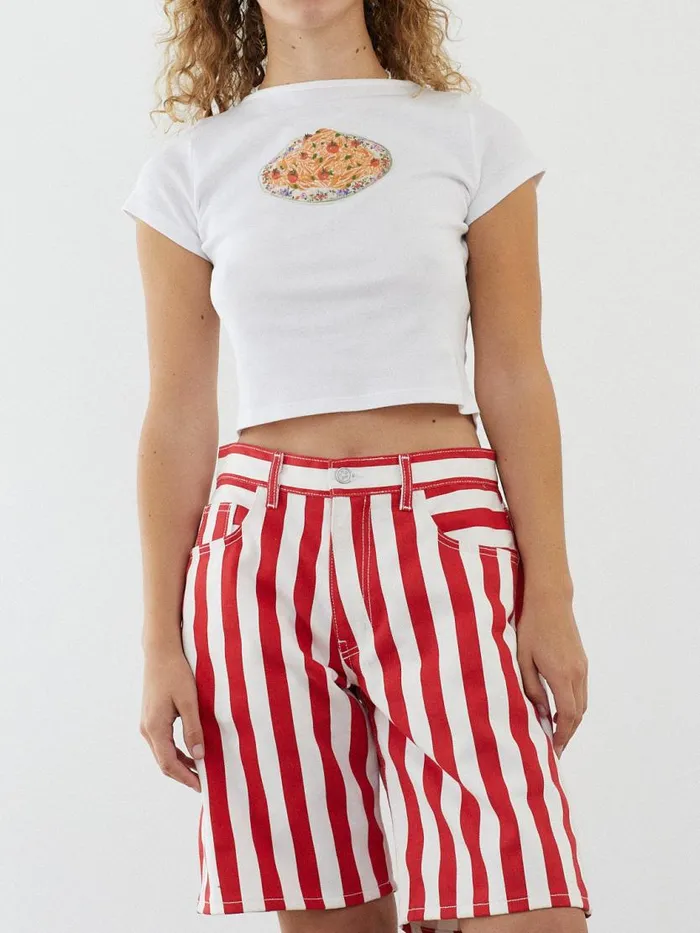Women Alex Tee Pasta Bowl Lisa Says Gah Knit Tops