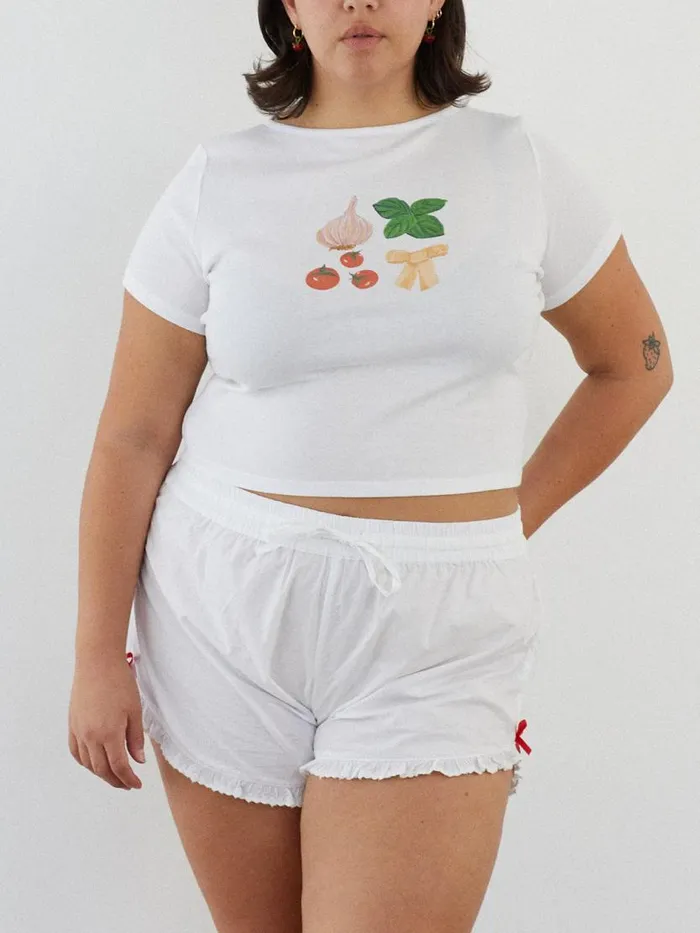 Women Alex Tee Pasta Scene Lisa Says Gah Graphic Tees