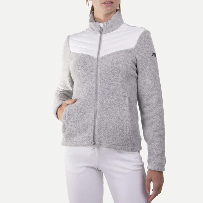 Women Alpine Jacket Silver Fogwhite Melange KJUS Jackets and Vests