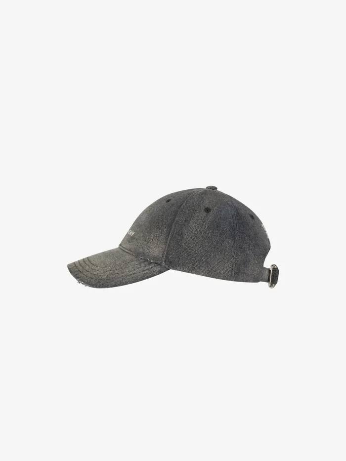 Women Beanies and Caps Givenchy GIVENCHY Embroidered Cap In Denim Black Women Beanies and Caps Givenchy GIVENCHY Embroidered Cap In Denim Black