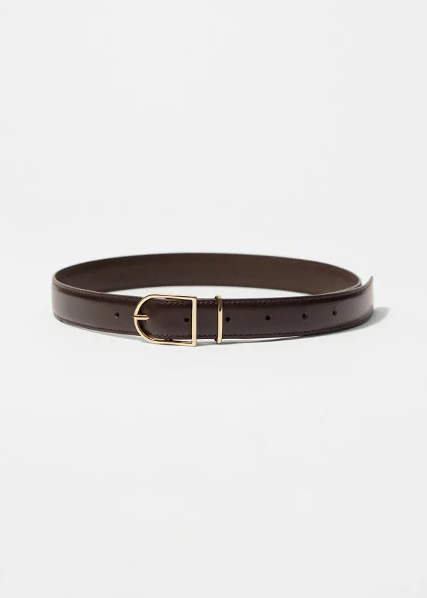 Women Belts and Other Stories Leather Belt Mahogany