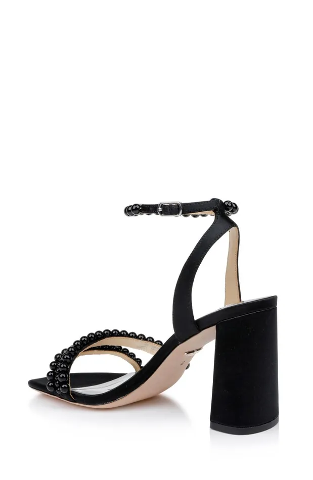 Women Block Heels Badgley Mischka Feisty Ii Pearl Block Heel Black