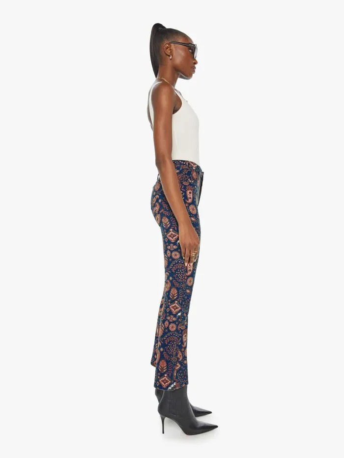 Women Bootcut Mother Denim The Hustler Flood Henna Happiness