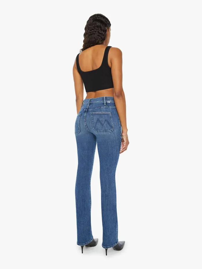 Women Bootcut Mother Denim The Patch Pocket Insider Sneak Wash Caving In Women Bootcut Mother Denim The Patch Pocket Insider Sneak Wash Caving In