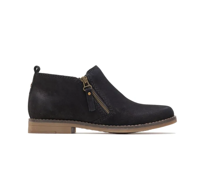 Women Boots Hush Puppies Mazin Cayto Black Nubuck