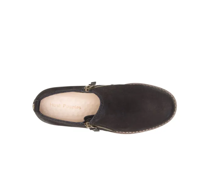 Women Boots Hush Puppies Mazin Cayto Black Nubuck Women Boots Hush Puppies Mazin Cayto Black Nubuck