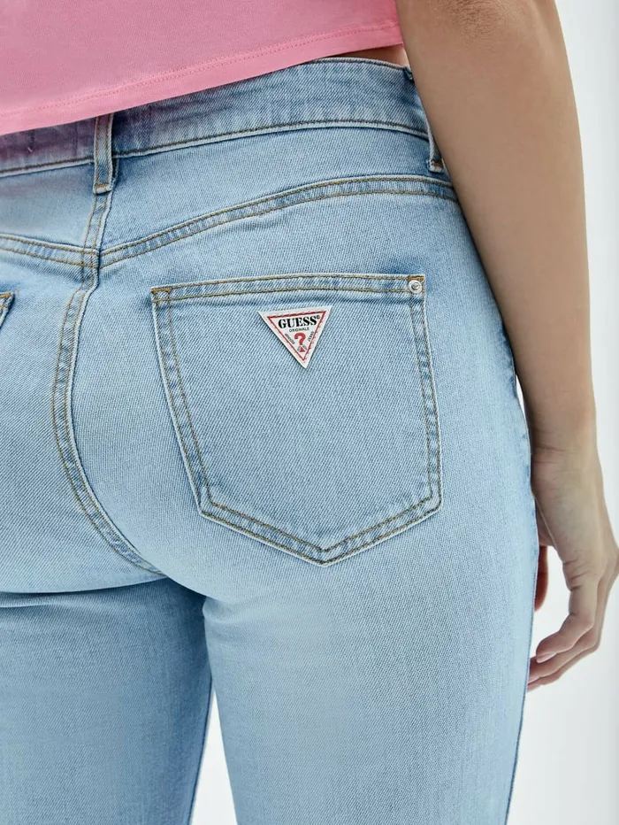 Women Bottoms GUESS GUESS Originals Kit Super HighRise Skinny Jeans Go Broadway Lt Wash Women Bottoms GUESS GUESS Originals Kit Super HighRise Skinny Jeans Go Broadway Lt Wash