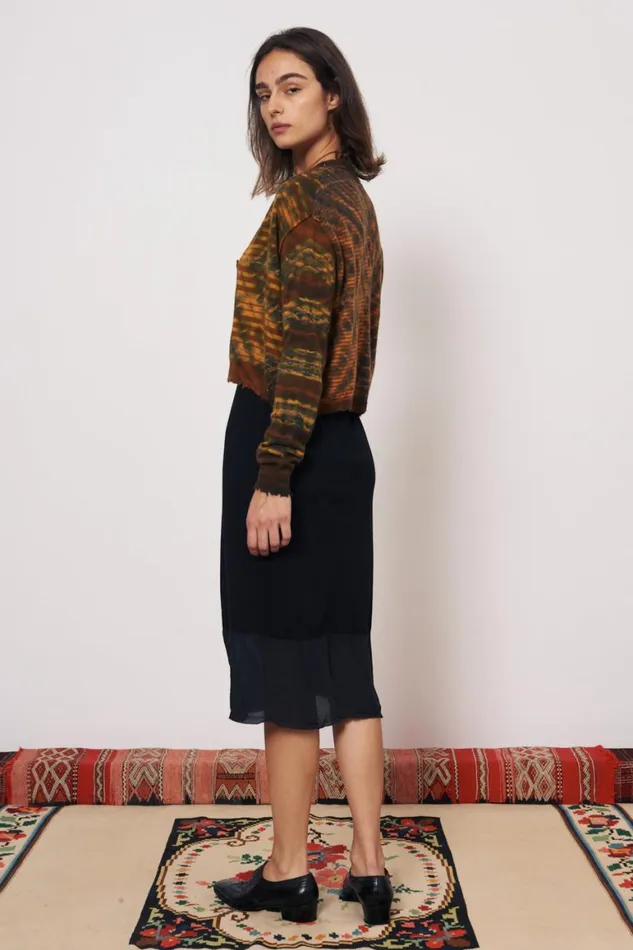 Women Cashmere Green Nairobi Cardigan Raquel Allegra Sweaters and Knits