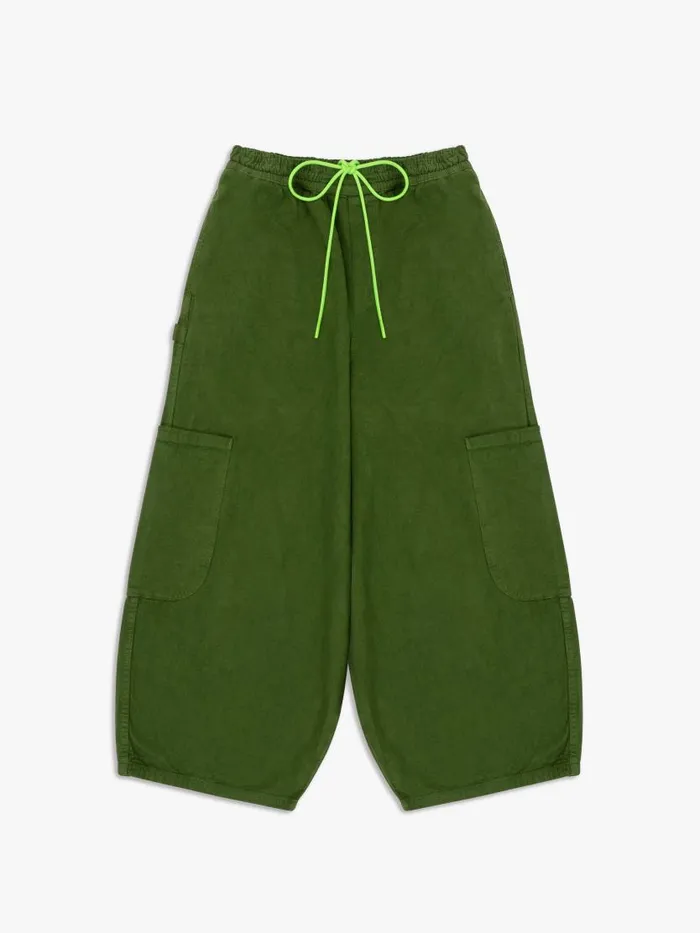Women Chef Pant Kale Green Lisa Says Gah Pants